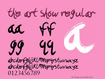 The Art Show Regular Version 1.00 October 18, 2012, initial release图片样张