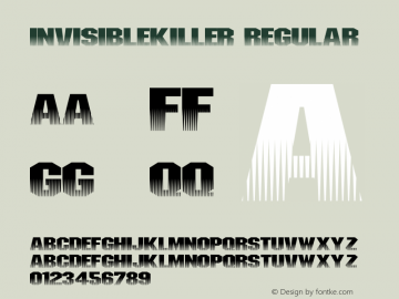 InvisibleKiller Regular 001.000图片样张