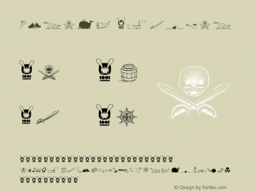 pirats Regular Version 1.00 November 11, 2012, initial release Font Sample