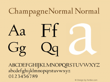 ChampagneNormal Normal Version 001.001图片样张