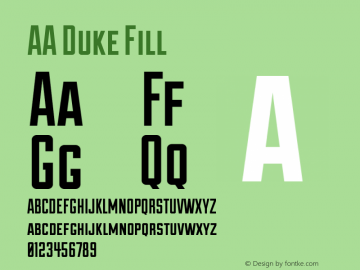 AA Duke Fill Version 1.002图片样张