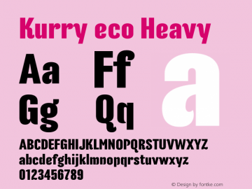 Kurry eco Heavy 1.000图片样张