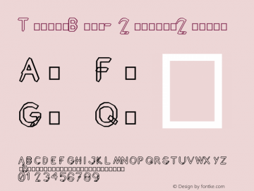 TurtleBase-2steps 2steps Version 001.000 Font Sample