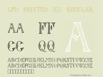 LFD Painted 148 Regular Version 1.00 June 11, 2012, initial release图片样张