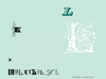 USF Decorative Letters-L Regular Version 1.00 October 16, 2012, initial release Font Sample