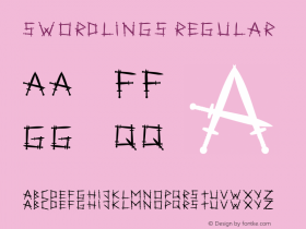 Swordlings Regular Version 1.7 Font Sample