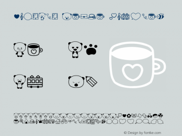 SetoEmo_Panda Regular Version 1.00 Font Sample