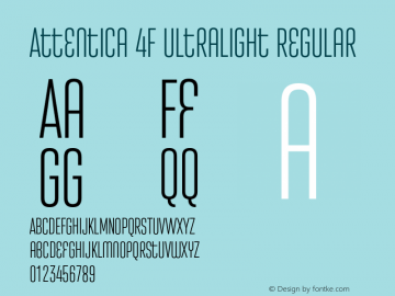 Attentica 4F UltraLight Regular 0.2图片样张
