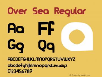 Over Sea Regular Version 1.00 February 14, 2013, initial release图片样张