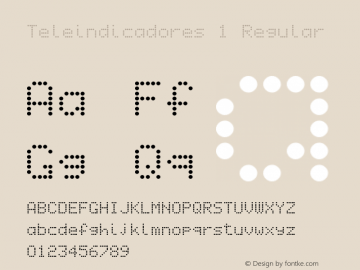 Teleindicadores 1 Regular Version 0.5图片样张