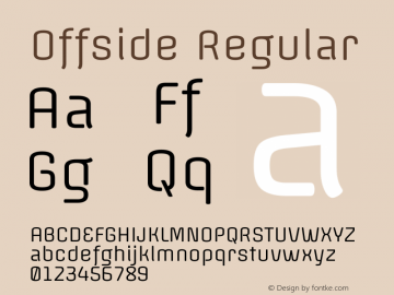 Offside Regular Version 1.001图片样张