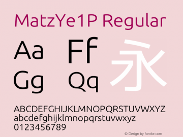 MatzYe1P Regular Version 1.053图片样张