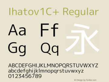 Ihatov1C+ Regular Version 1.055图片样张