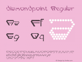 diamondpoint Regular Version 001.000图片样张