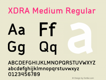 XDRA Medium Regular 1.003图片样张