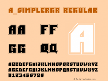 a_SimplerGr Regular 01.03 Font Sample