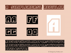 a_SimplerGrSl Regular 01.03 Font Sample