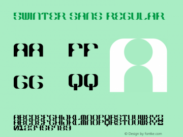 5Winter Sans Regular Version 1.0图片样张