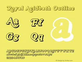 Royal Acidbath Outline email: maddhatter_dl@yahoo.com图片样张