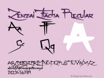 Zenzai Itacha Regular Version 001.000图片样张
