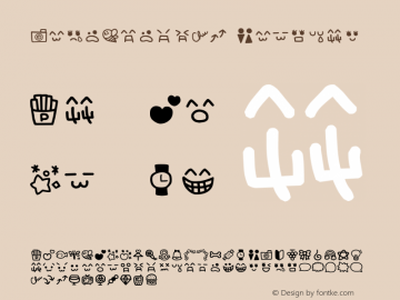 SetoEmoji02 Regular Version 1.00 Font Sample