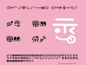 SetoEmoji06 Regular Version 1.00 Font Sample