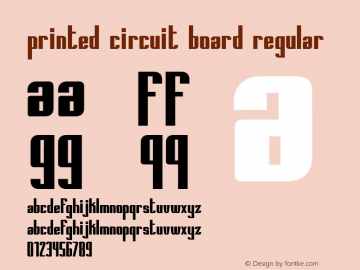 Printed Circuit Board Regular 001.000图片样张