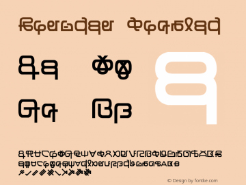 Zentran Regular Version 1.00 April 17, 2013, initial release Font Sample