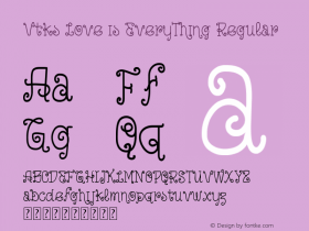 Vtks Love is EveryThing Regular Version 1.00 February 9, 2013, initial release图片样张