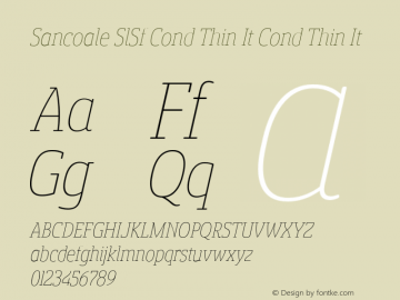 Sancoale SlSf Cond Thin It Cond Thin It Version 1.000图片样张