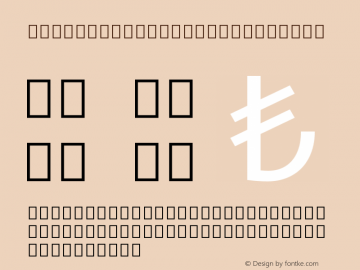 Noto Sans Symbols Regular Version 1.05 Font Sample