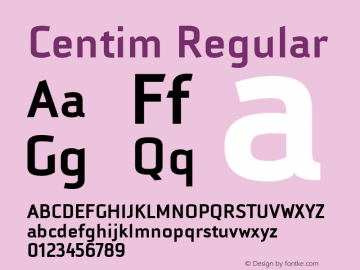 Centim Regular 1.000;com.myfonts.tdf.centim.bold.wfkit2.3ARJ图片样张