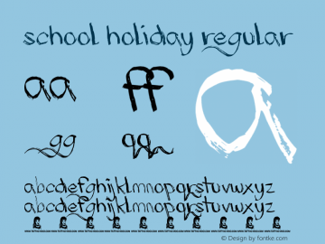 School Holiday Regular Version 1.00 June 19, 2013, initial release图片样张