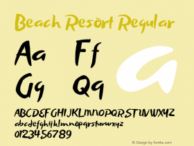 Beach Resort Regular Version 1.00 June 23, 2013, initial release图片样张