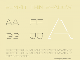 Summit Thin Shadow Version 1.000图片样张