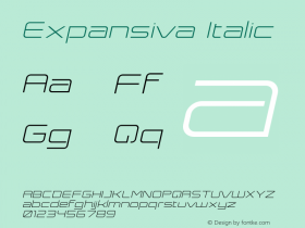 Expansiva Italic 001.000图片样张