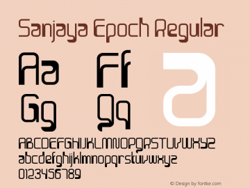 Sanjaya Epoch Regular Version 1.0图片样张