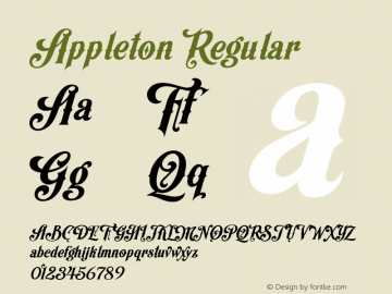 Appleton Regular 1.000;com.myfonts.easy.decade-typefoundry.appleton.regular.wfkit2.version.44yH Font Sample