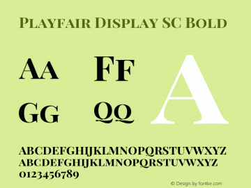 Playfair Display SC Bold Version 1.002;PS 001.002;hotconv 1.0.70;makeotf.lib2.5.58329; ttfautohint (v0.93) -l 42 -r 42 -G 200 -x 14 -w 