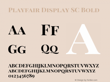 Playfair Display SC Bold Version 1.004;PS 001.004;hotconv 1.0.70;makeotf.lib2.5.58329; ttfautohint (v0.96) -l 42 -r 42 -G 200 -x 14 -w 