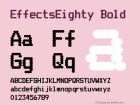 EffectsEighty Bold Version 001.000图片样张