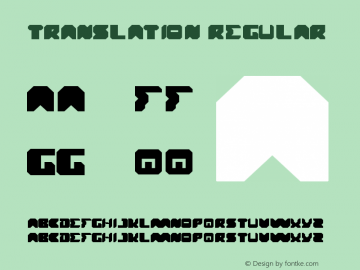 translation Regular Version 1.00 August 11, 2013, initial release图片样张