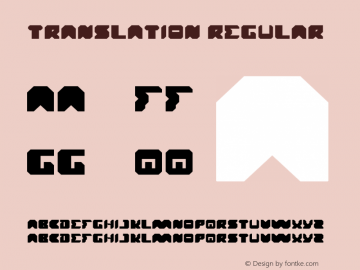 translation Regular Version 1.00 August 11, 2013, initial release图片样张