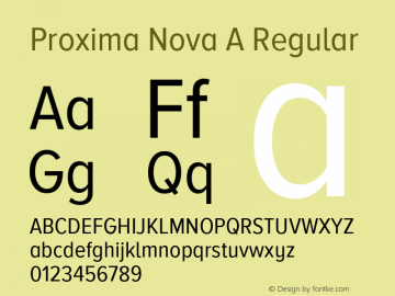 Proxima Nova A Regular Version 2.008; Proxima Nova A Cond;com.myfonts.easy.marksimonson.proxima-nova.acond-regular.wfkit2.version.4n17 Font Sample