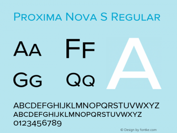 Proxima Nova S Regular Version 2.008; Proxima Nova S;com.myfonts.easy.marksimonson.proxima-nova.s-regular.wfkit2.version.4mZB Font Sample