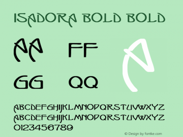 Isadora Bold Bold Unknown图片样张