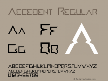 Accedent Regular Version 1.1图片样张