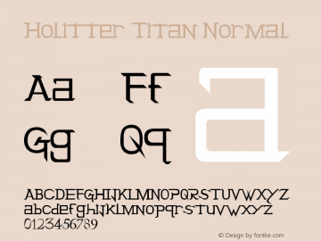 Holitter Titan Normal Version 1.0图片样张