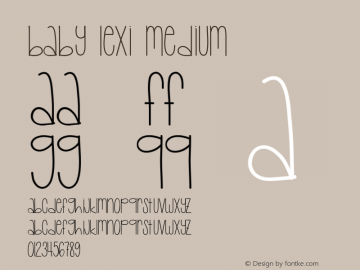 Baby Lexi Medium Version 001.000图片样张