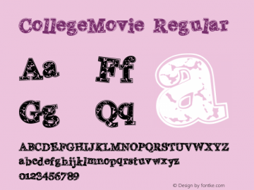 CollegeMovie Regular Version 1.00 September 16, 2013, initial release图片样张